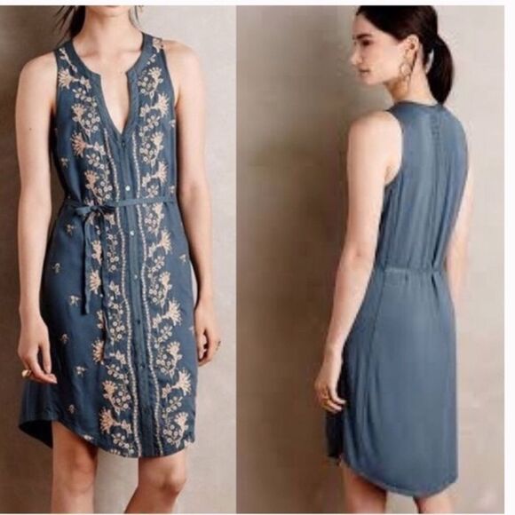 Anthropologie Dresses & Skirts - Anthropologie Tiny Syden Embroidered Dress